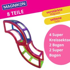 Magnetische Bausteine Erweiterungsset Schlange 8 STK