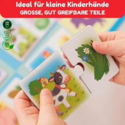 Meine ersten magnetischen Puzzles Tiere und Futter 9 1 4 MAGNIKON