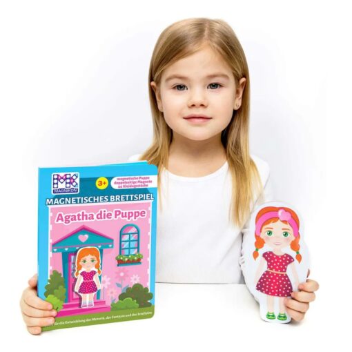 Magnetspiel Agatha die Puppe 44 Kleidungsstücke – Bild 5