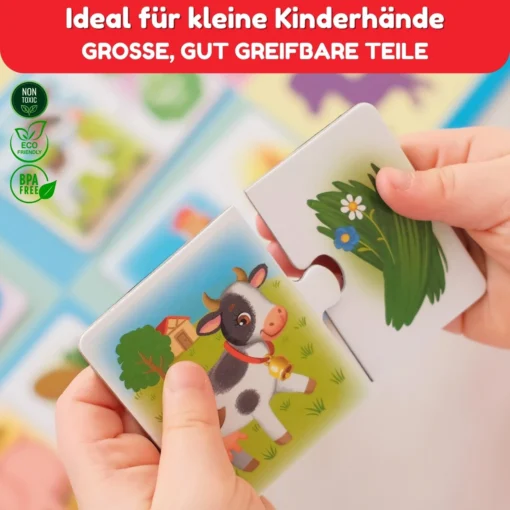 Meine ersten magnetischen Puzzles Tiere und Futter – Bild 3