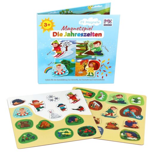 Magnetspiel Jahreszeiten mit 29 Magneten