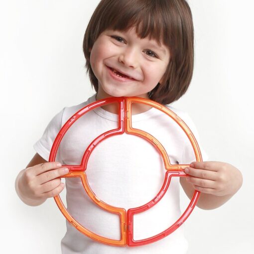 Magnetische Bausteine Erweiterungsset 4 Super-Kreissektoren – Bild 5