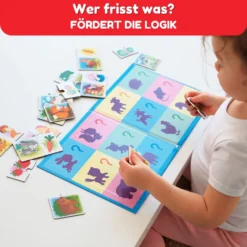 Meine ersten magnetischen Puzzles Tiere und Futter 10 2 3 MAGNIKON