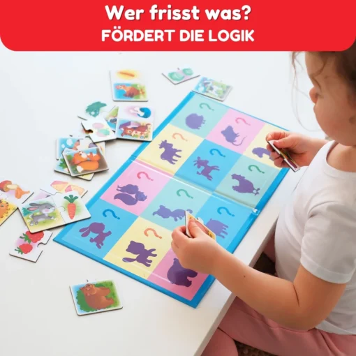 Meine ersten magnetischen Puzzles Tiere und Futter – Bild 4