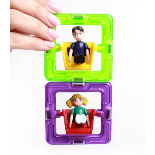 Magnetische Bausteine Erweiterungsset 2 Figuren – Bild 2