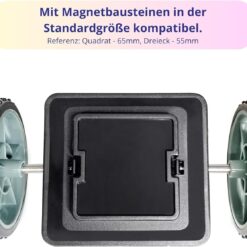 Magnetische Bausteine Erweiterungsset Räder 2 STK 9 2d15317a a517 4c40 98d4 17544ee26475 MAGNIKON