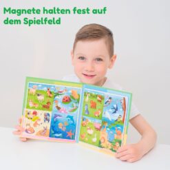 Magnetisches Puzzle der Assoziationen Die Welt der Tiere ab 3 Jahren, 40 Magneten 16 3 2 MAGNIKON