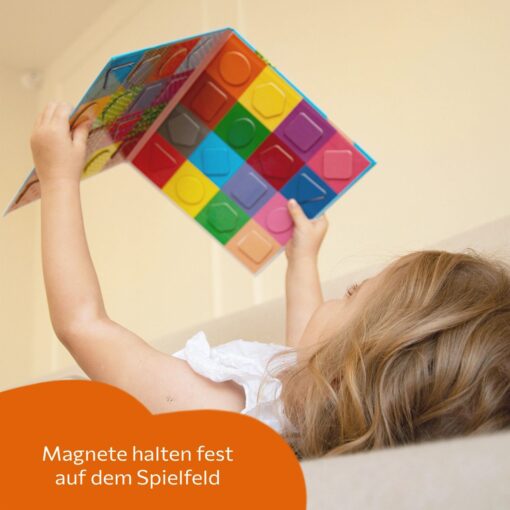 Zuordnungsspiel Formen, Farben und Muster mit 32 Magneten – Bild 7