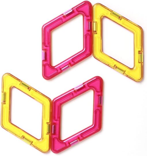 Magnetische Bausteine Erweiterungsset Rhombus  4 STK – Bild 2