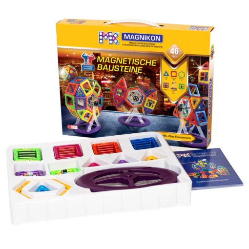 Magnetische Bausteine Das Riesenrad 46-teilig