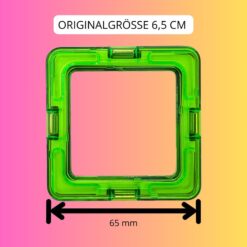 Alternative view of Magnetische Bausteine Erweiterungsset 6 Quadrate