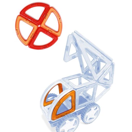Magnetische Bausteine Erweiterungsset 4 Kreissektoren – Bild 3