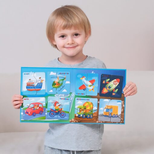 Erste Große Puzzles 2 Teile Verkehrsmittel mit 16 Magneten – Bild 10