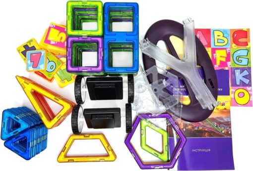 Magnetische Bausteine Der Baumeister, Magnetbau-Set 118-teilig – Bild 7