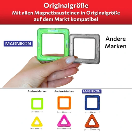 Magnetbausteine MK-17 Das Rennen, 17 Teile – Bild 6