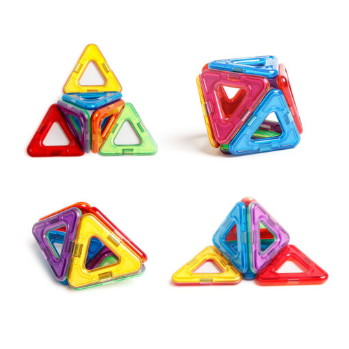 Magnetische Bausteine Erweiterungsset 8 Dreiecke – Bild 6