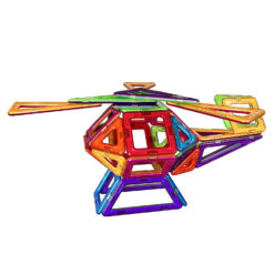 Magnetische Bausteine Der Baumeister, Magnetbau-Set 118-teilig 11 B0CB9CMT7D 4 MAGNIKON