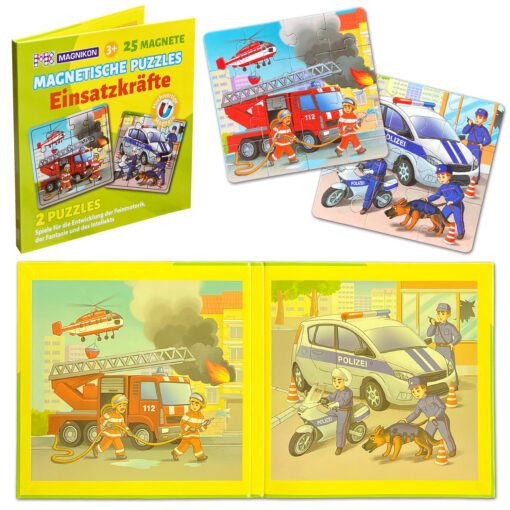 Magnetische Puzzles Blaulichtkräfte – Bild 6