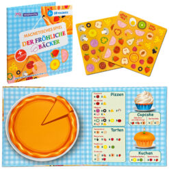 Magnetisches Spiel der fröhliche Bäcker