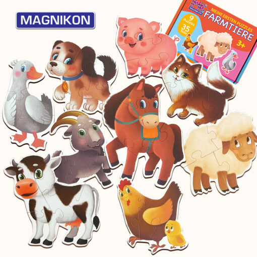 Meine ersten Puzzles Farmtiere 35 Große Teile