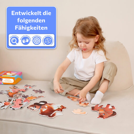 Meine ersten Puzzles Farmtiere 35 Große Teile – Bild 6