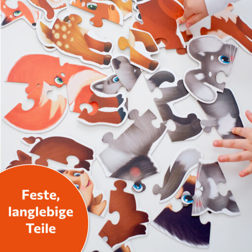 Meine ersten Puzzles Waldtiere 36 Große Teile – Bild 7