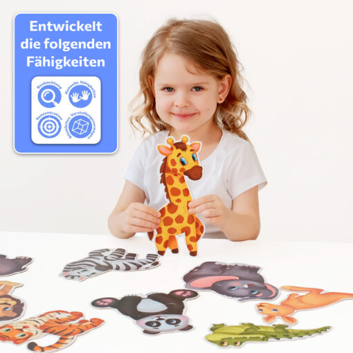 Meine ersten Puzzles Exotische Tiere 39 Große Teile – Bild 2