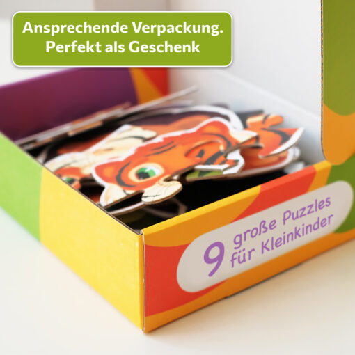 Meine ersten Puzzles Exotische Tiere 39 Große Teile – Bild 7