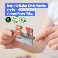Magnetische Puzzles Blaulichtkräfte 9 UD120 MAGNIKON