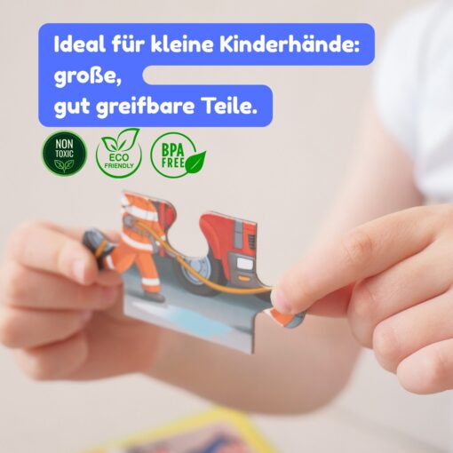 Magnetische Puzzles Blaulichtkräfte – Bild 3