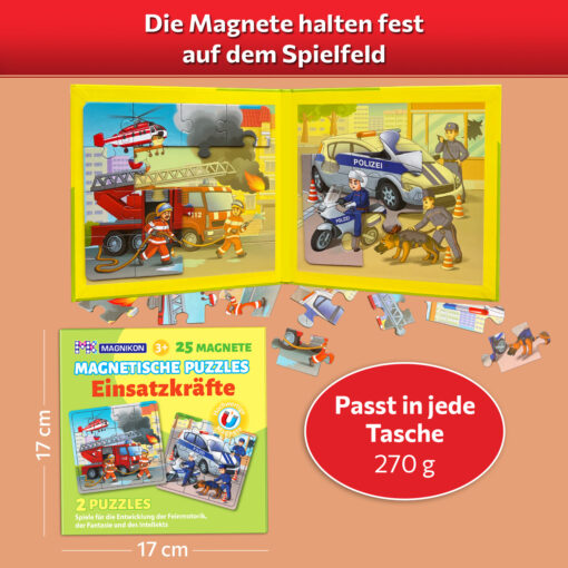Magnetische Puzzles Blaulichtkräfte – Bild 5