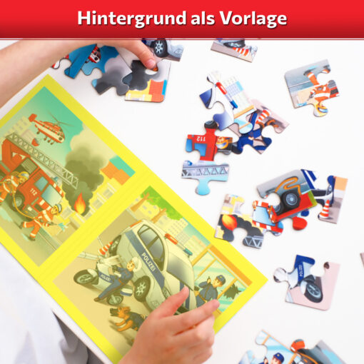 Magnetische Puzzles Blaulichtkräfte – Bild 4