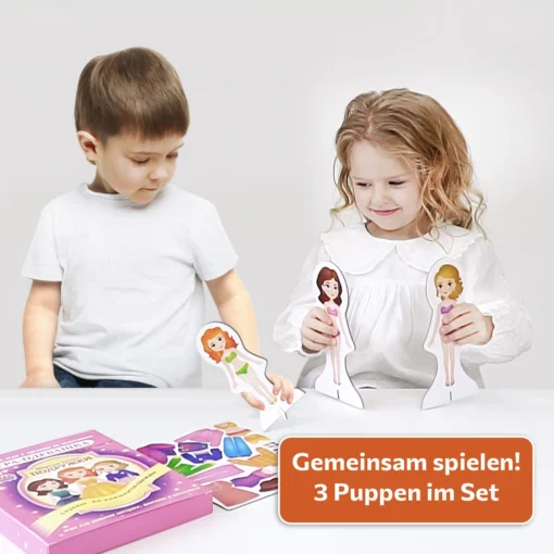 Puppen zum Anziehen Freundinnen – Bild 8