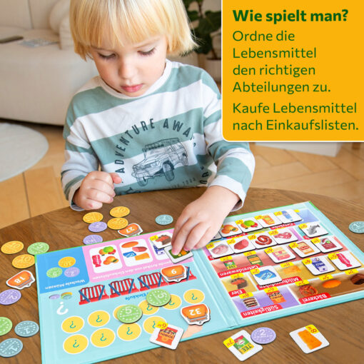 Magnetspiel Einkaufen im Supermarkt 55 Magnete, Spielen und Lernen – Bild 3