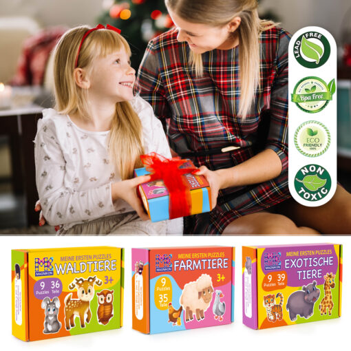 Meine ersten Puzzles Farmtiere 35 Große Teile – Bild 3