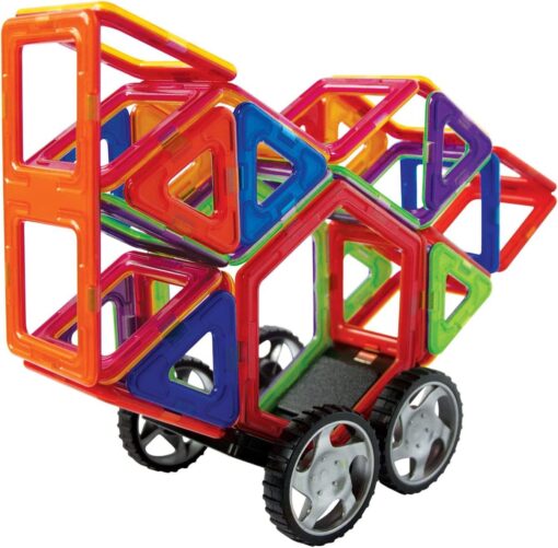 Magnetische Bausteine Der Baumeister, Magnetbau-Set 118-teilig – Bild 5