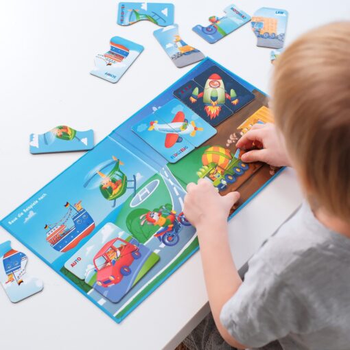 Erste Große Puzzles 2 Teile Verkehrsmittel mit 16 Magneten – Bild 8