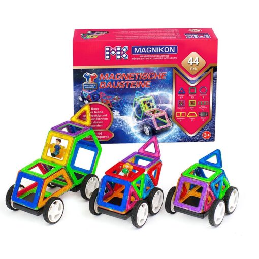 Magnetische Bausteine Der Autopark, Magnetbau-Set 44-teilig