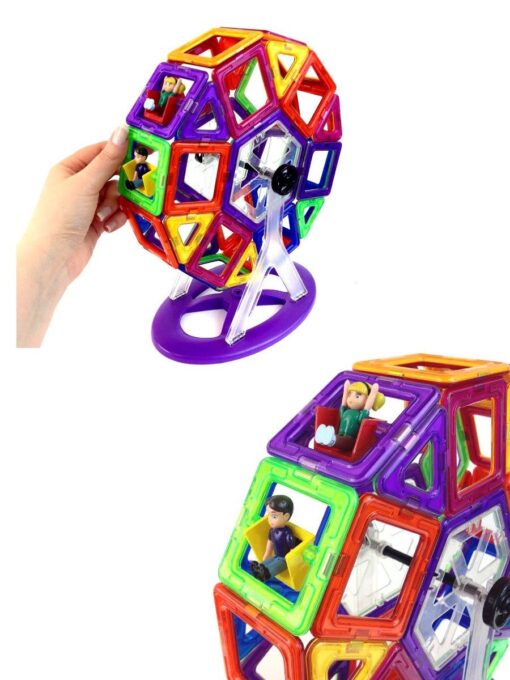 Magnetische Bausteine Das Riesenrad 46-teilig – Bild 7
