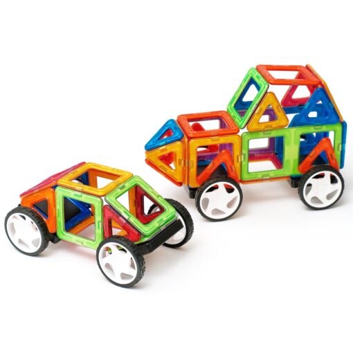Magnetische Bausteine, Magnetsteine MK-34 Das Auto, 34 Teile – Bild 3