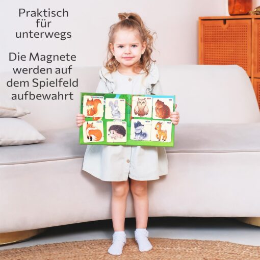 Erste Große Puzzles 2 Teile Waldtiere mit 16 Magneten – Bild 8