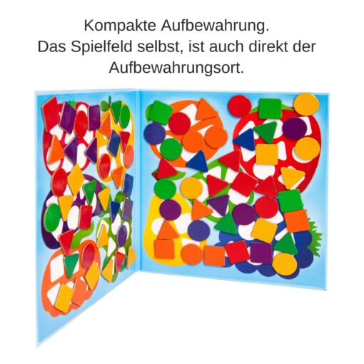 Sortierspiel Früchte und Gemüse, Magnetspiel mit 81 Magnete – Bild 7