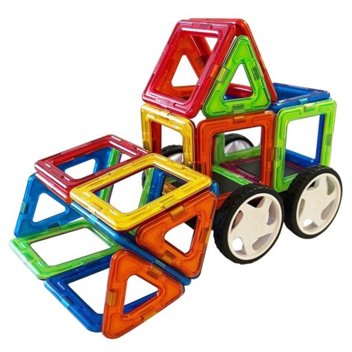 Magnetische Bausteine, Magnetsteine MK-34 Das Auto, 34 Teile – Bild 4