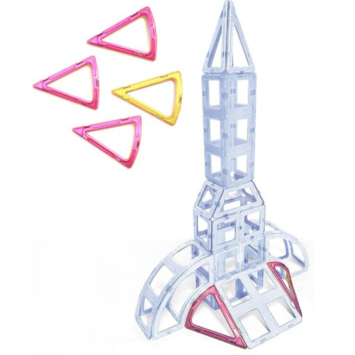 Magnetische Bausteine Erweiterungsset 4 Konusse – Bild 4