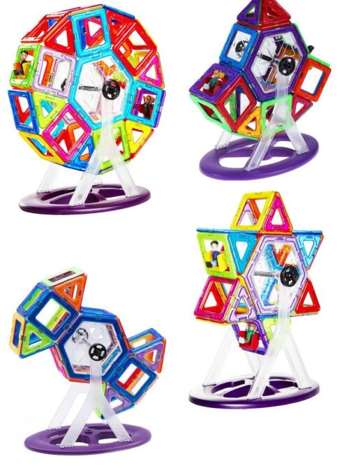 Magnetische Bausteine Das Riesenrad 46-teilig – Bild 8