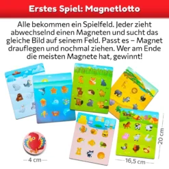 Magnetisches Lotto Kinder "Die Tierwelt" 54 Chips 16 o2a7f4rhpviry8xtzitd MAGNIKON