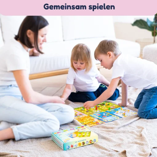Magnetisches Lotto Kinder "Die Tierwelt" 54 Chips – Bild 9