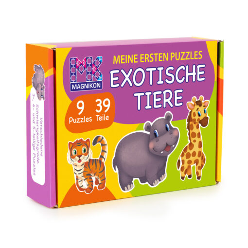 Meine ersten Puzzles Exotische Tiere 39 Große Teile – Bild 8