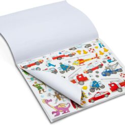 Stickerheft Stickersammlung - Dinosaurier, Fahrzeuge, Weltraum und mehr - ab 3 Jahren